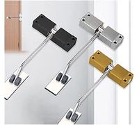 Chiudiporta automatico a molla regolabile con superficie for ufficio domestico Strumenti hardware(Gold)