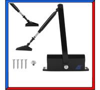 Chiudiporta Automatico Braccio Rallentatore Porta Regolabile 40-60 Kg a Molla