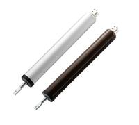 Chiudiporta automatico buffer da 2 pezzi 35KG pneumatico idraulico a velocità regolabile posizionamento più vicino hardware staffa for porta in legno for uso domestico per Porte Interne(Brown-silver)