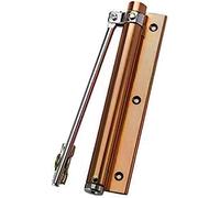 Chiudiporta automatico, cerniera a chiusura automatica con molla regolabile, fermaporta nascosto, perfetto per casa e ufficio, colore marrone, facile installazione e