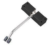 chiudiporta automatico, Chiudiporta regolabile a molla for mobili Hardware in lega di zinco(Black)