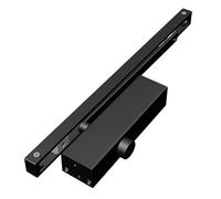 Chiudiporta Automatico con Guida Scorrevole, Chiudiporta Silenzioso con Ammortizzatore, Velocità di Chiusura Regolabile, Angolo di Posizionamento Regolabile o Nessun Posizionamento