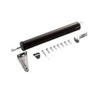 Chiudiporta Automatico Con Molla A Gas Chiudiporta Aereo Dispositivo Di Chiusura Ammortizzata Forza Tampone Regolabile Hardware For Mobili Facile Per Uso Domestico Commerciale(Brown)