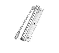 Chiudiporta Automatico Di Livello Commerciale, Sistema A Molla Automatica In Lega Di Alluminio For Impieghi Gravosi, For Porte Tagliafuoco, Hotel E Uso Residenziale(Silver)