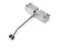Chiudiporta automatico in acciaio inox regolabile a molla chiusura per porta resistente - montato automaticamente chiudiporta per la sicurezza di casa e ufficio