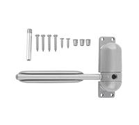 Chiudiporta automatico in lega di zinco Mini regolabile montato su superficie Hardware for porta a molla 1060KG 1 Set apriporta(Black)