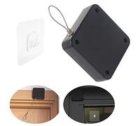 Chiudiporta Automatico, KINHARD Nessuna Perforazione Richiesta Chiudi Porta Porte Interne, Chiudiporta Residenziale con Coulisse per Tutti i Tipi di Leghe di Alluminio, Porte in Legno