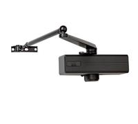 Chiudiporta Automatico Mab 564 Aereodinamico A Molla Nero Per Porte Portone