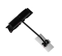 Chiudiporta automatico tutto bianco/nero Doppio silenzio a molla regolabile Converti porte a battente in chiudiporta automatico a chiusura automatica / 6(Round-Black)