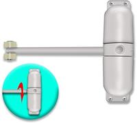 Chiudiporta bianco automatico di sicurezza a molla chiudiporta a chiusura automatica Cerniere per porta regolabili più lentamente senza sbattere Fermaporta di sicurezza domestica a porte a chiusura