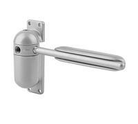 Chiudiporta Chiudiporta a molla con montaggio automatico durevole in lega di zinco superficie regolabile 8, * 2,5 3, cm Chiude le porte fino a 68 kg