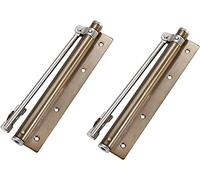 Chiudiporta, Chiudiporta automatico Caricato a molla Meccanismo di chiusura della porta regolabile Chiudicancello in acciaio inossidabile Confezione da 2(Green Bronze)