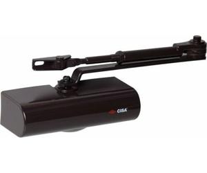 CHIUDIPORTA CISA C1416 A MOLLA CON ARRESTO 80 Kg MAB FORZA 2 3 4