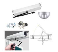 Chiudiporta elettrico automatico for cancello scorrevole for cancello da garage, apriporta for operatore con controllo di accesso remoto,Resistenza a tutte le intemperie(Push arm-M 110V)
