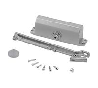 Chiudiporta Idraulico a Molla Regolabile, Ammortizzatore Buffer per Porta Antincendio, Alluminio Resistente, Installazione Universale