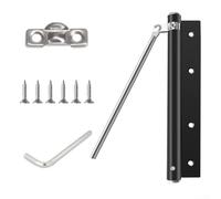 Chiudiporta idraulico con forza regolabile, progettato per porte tagliafuoco e porte in legno, supporta carico 30 50 kg, presenta apertura grandangolare per un facile accesso