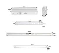 Chiudiporta Idraulico Nascosto Ultra Silenzioso Regolabile per Porte Oltre 35mm