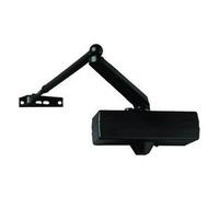 Chiudiporta MAB multiforza fermo regolabile Nero ME6409030