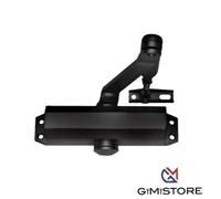 Chiudiporta Oleodinamico Dc110 Assa Abloy Vern Nero Forza 2/4 + Fermo Mab