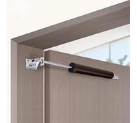 Chiudiporta pneumatico in alluminio - Dispositivo automatico montato laterale resistente con tampone anti-collisione per porte antincendio domestiche - Funzionalità silenziosa e rimbalzo.
