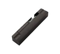 Chiudiporta regolabile for camera da letto, ammortizzatore in legno, apertura piatta, invisibile, silenzioso(Black-Right-Top)