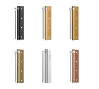 Chiudiporta regolabile in acciaio inox con molla di chiusura ammortizzata, resistente al fuoco, ferramenta for impieghi gravosi(Yellow bronze)