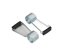 Chiudiporta universale a molla a farfalla da 2 pezzi. Perno cerniera con torsione a chiusura automatica