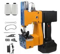 Chiuditrice elettrica Senza Fili, cucitrice Portatile con 2 Fili per Cucire, Spessore di Cucitura 0,2-10 mm, batteria al litio rimovibile, per Sacchetti di Riso Sacchi Tessuti