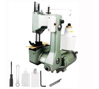 Chiuditrice Elettrica Senza Fili per Sacchetti, 220V Cucitrice Portatile per Borse 800 Giri/min, Macchina da Cucire per Sacchetto Tessuto/sacchetto di Riso/sacchetto di Carta/sacchetto di Plastica