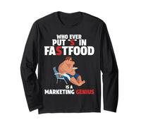 Chiunque Abbia Messo S Nel Fast Food! Genio Di Marketing Di Maglia a Manica