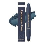 Chiura Shadow Liner 2in 1 Eyeliner Eyeshadow, Eyeliner Makeup Eye Eyeshadow Auroramella e impermeabile, applicazione a prova di smuco, duratura, delicata e liscia (Navy)