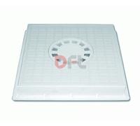 CHIUSINO CON SIFONE CENTRALE COMPLETO DI TELAIO CM. 40x40
