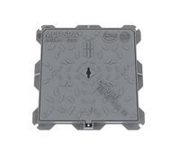 Idroweb Chiusino in ghisa C250 40 x 40 cm per canali di scarico