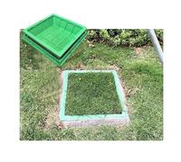 Chiusino invisibile in resina composita, coperchi di ispezione fognari incassati personalizzabili, decorazioni for la piantumazione del prato(Square 70 * 70CM/27.5 * 27.5IN)