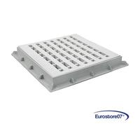 CHIUSINO PEDONABILE CON GRIGLIA cm 55 x 55 In polipropilene. - DF 104250