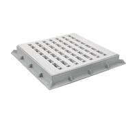 Chiusino Pedonabile Con Griglia Completo Di Telaio. In Polipropilene.