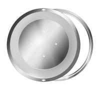 Chiusino Pozzetto Invisibile in Acciaio Inossidabile, Tombino di Scarico Esterno Rettangolare da Incasso Ideale per Erba, Vialetti e Cortili(40 * 40 * 12cm/15.7 * 15.7 * 4.7in)