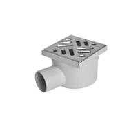 CHIUSINO SIFONATO CM.15X15 SC.LAT.CM5 GR/INOX