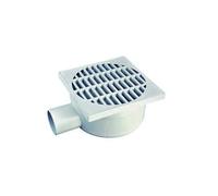 Chiusino sifonato in pp con scarico laterale (cm 11,5x11,5 e scarico Ø50 mignon)