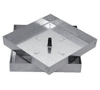 Chiusino Sigillo 10/10 Zincato Porta pavimento pozzetto marciapiedi mattonella