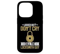 Chiuso fuori non piangere chiama il fabbro Guy Locksmith Custodia per iPhone 14 Pro