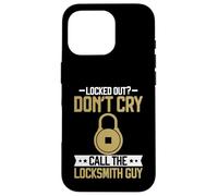 Chiuso fuori non piangere chiama il fabbro Guy Locksmith Custodia per iPhone 16 Pro