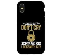Chiuso fuori non piangere chiama il fabbro Guy Locksmith Custodia per iPhone X/XS