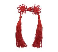 Chiusura a bottone a forma di fiore per cucire a mano Chiusura a nodo cinese Cheongsam bottoni rana nappe gancio fibbia Tang Suit decorazione borsa ornamento