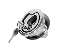 Chiusura A Camma Per Barca 2 pezzi in acciaio inossidabile 316 con serratura girevole da 2" for barca, maniglia di sollevamento for boccaporto, chiusura a filo for mobile con chiave, accessori for bar