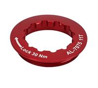 Chiusura a cassetta in lega di alluminio ad alta resistenza stabilità durevole collegamento stretto per mountain bike cycling componenti leggeri e portatili (Rosso)