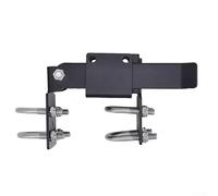 Chiusura a catena a doppio cancello, 1 confezione per telaio da 3,5 cm, meccanismo di bloccaggio in acciaio resistente con foro per lucchetto, resistente alla ruggine per la sicurezza della recinzione