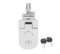 Chiusura a Compressione per Porta RV, Lega di Zinco Verniciata a Polvere, Antiruggine, Cromo - Sicurezza Affidabile, Meccanismo a Spinta, Uso per e Yacht