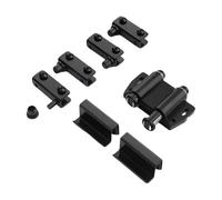 Chiusura a doppia testa per porta in vetro, cerniera per armadio da bagno, catture hardware a pressione per aprire chiavistelli touch