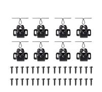 Chiusura a doppio rullo, Chiusura A Doppio Rullo for Ante Armadi Con Incontro E Viti Multicolor 2/8 pz(Color 2 8pcs)